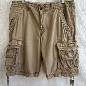 UNIONBAY Men's Tan Cargo Shorts Size: 34